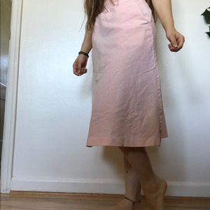 Vintage baby pink skirt